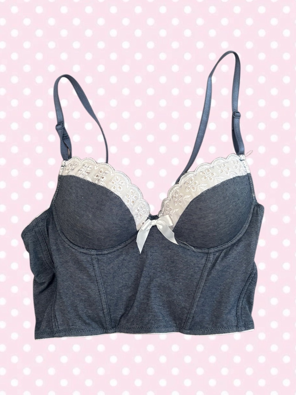 denim blue bustier​